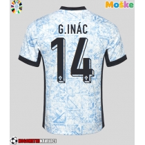 Moške Nogometnih dresov Portugalska Goncalo Inacio #14 Gostujoči EP 2024 Kratki rokavi